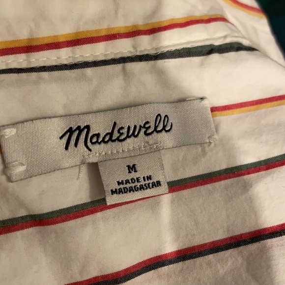 Madewell Central Shirt in Sadie Stripe - Picture 7 of 13